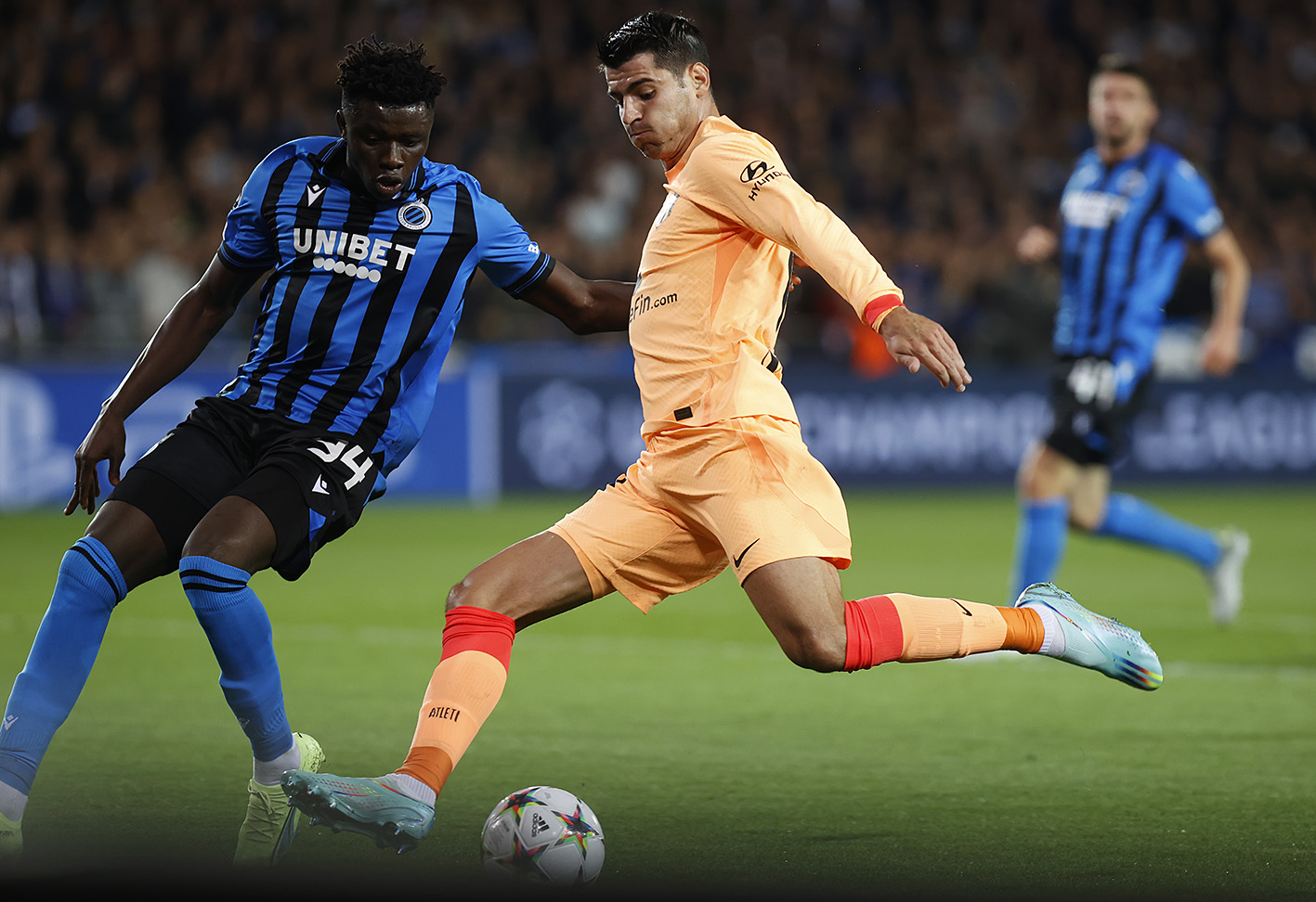 Atlético de Madrid recibe al Club Brugge en la UEFA Champions League