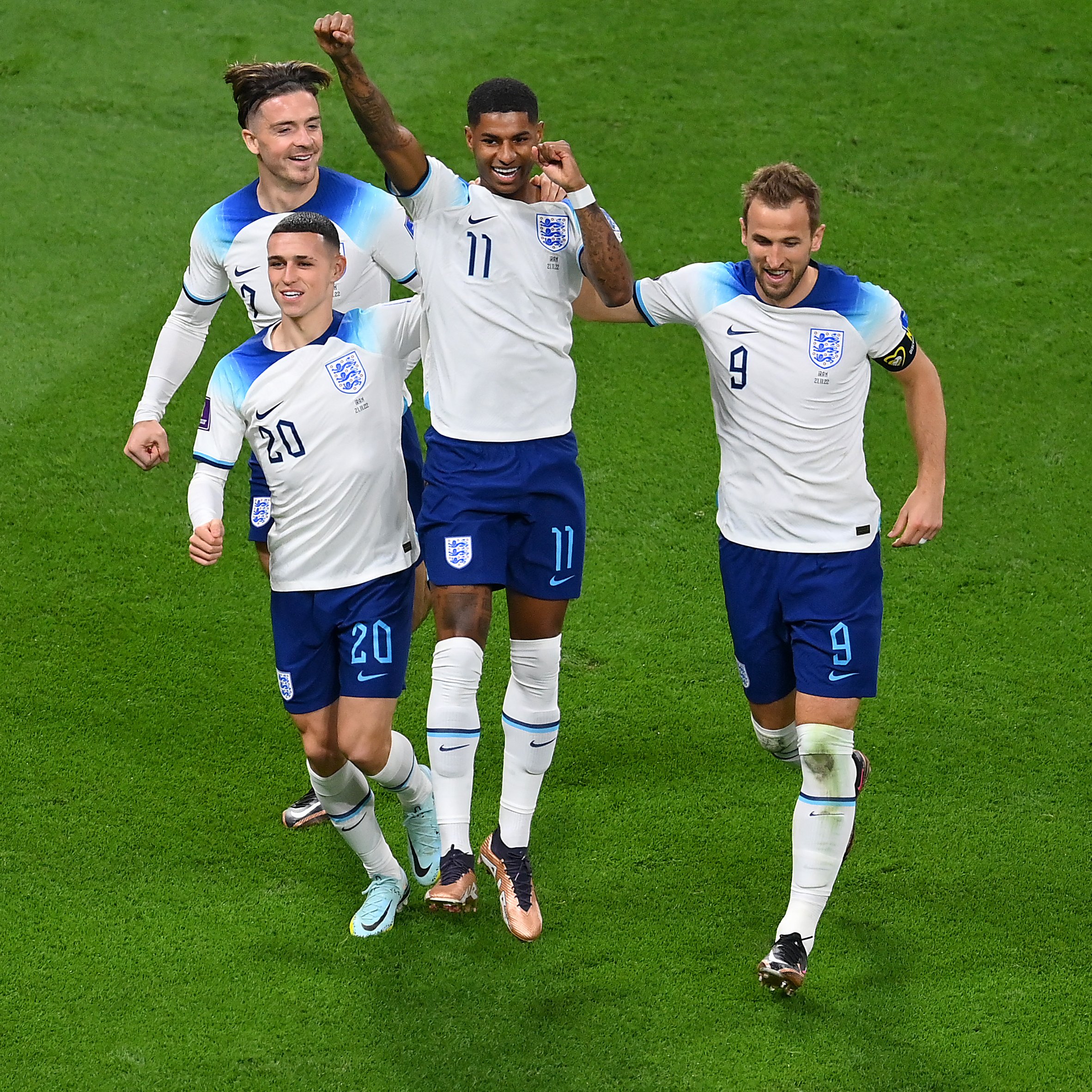 ¡Paliza! Inglaterra aplastó a Irán en su debut en Qatar 2022