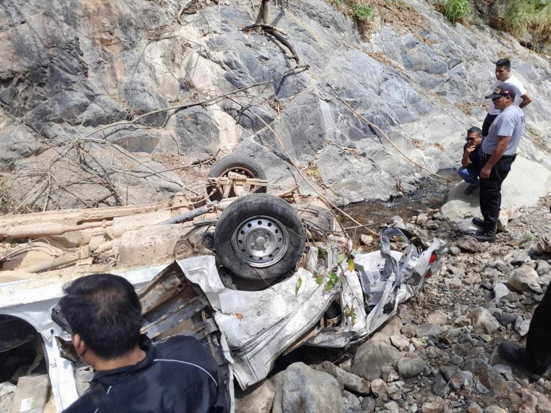 accidente de tránsito en Cajamarca