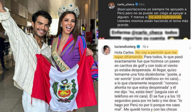 Luciana Fuster: “No voy a permitir que me sigas difamando”