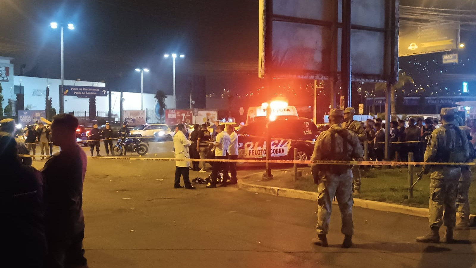 Dos muertos y dos heridos dejó una balacera frente a Plaza Norte