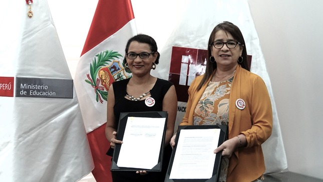 Ministerio de Educación e IRTP firman convenio para difundir iniciativas pedagógicas