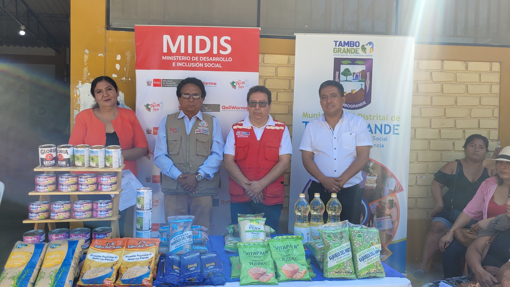 Piura: Brindan 60.8 toneladas de alimentos a Tambogrande