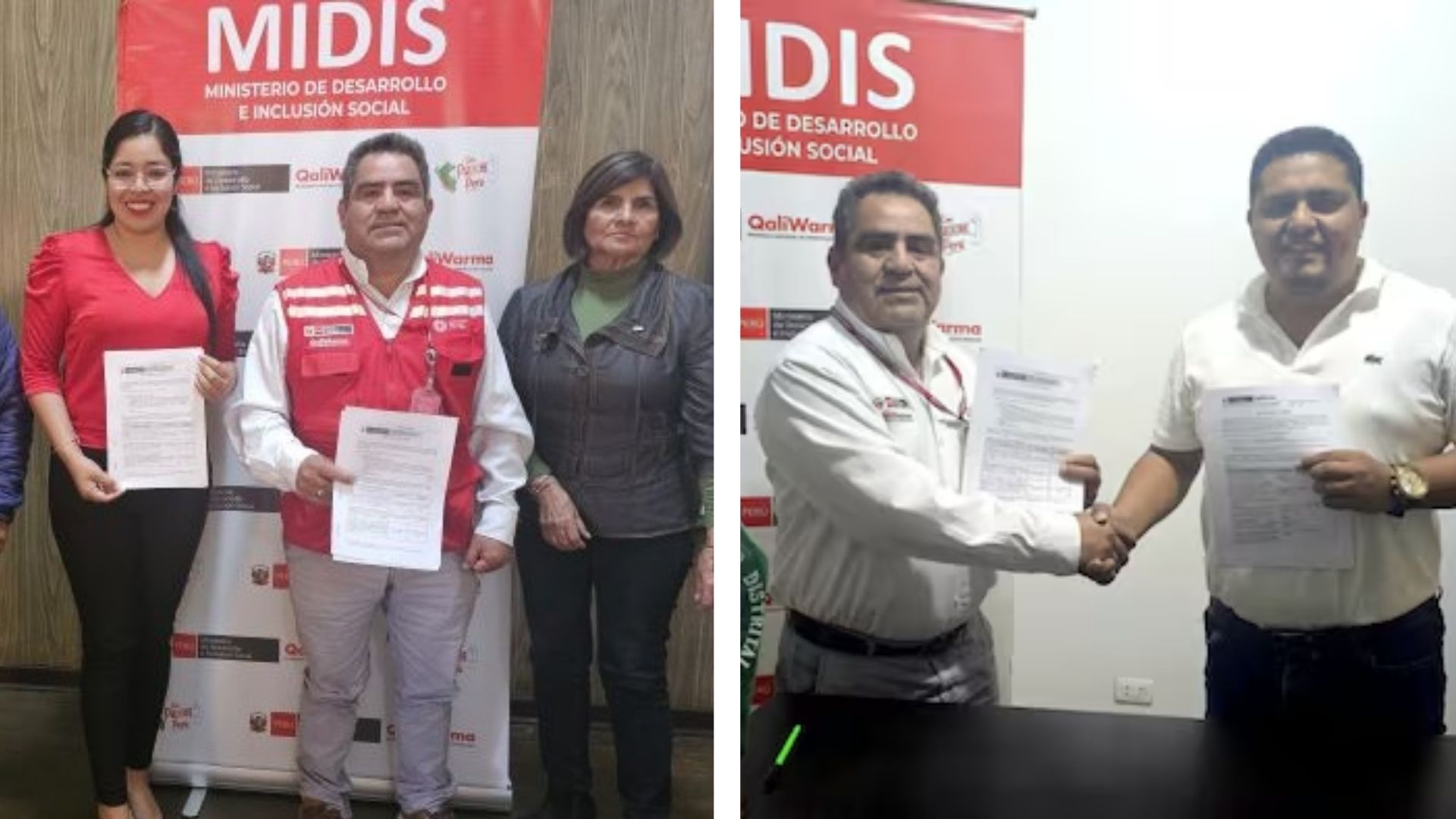Qali Warma junto a municipalidades entregan alimentos y cocinas