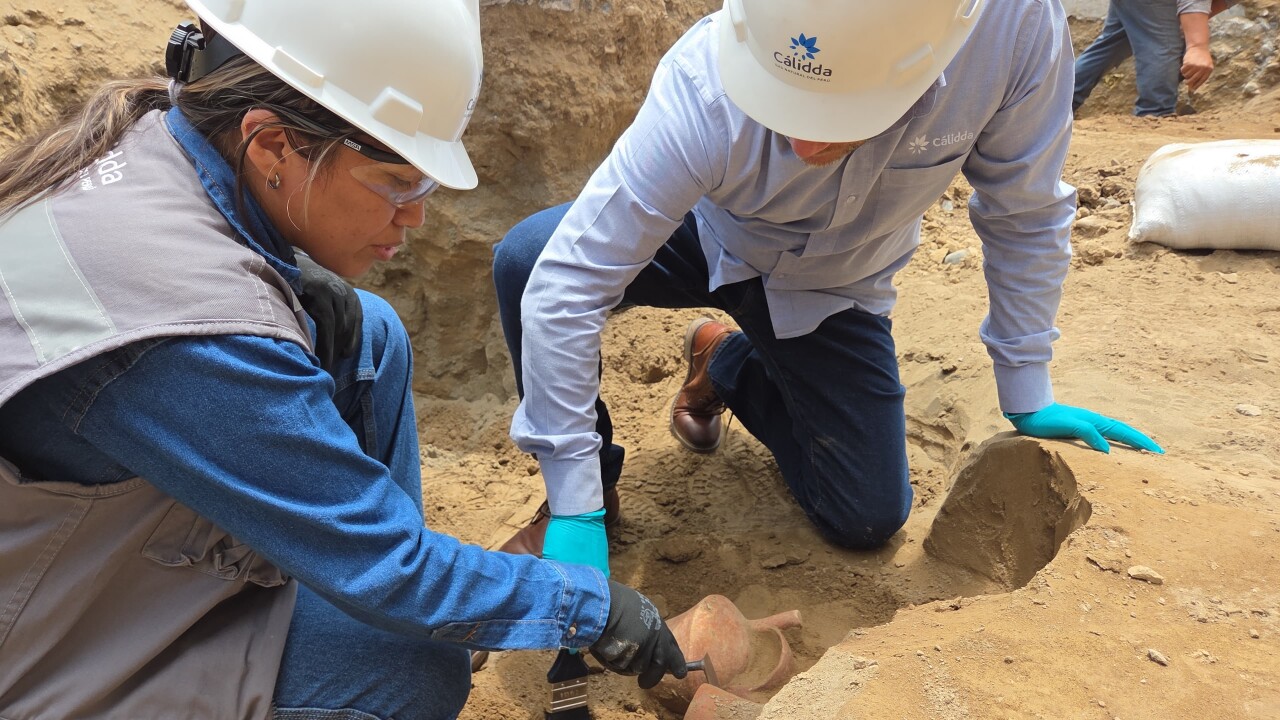 Hallan restos arqueológicos durante obras en Callao