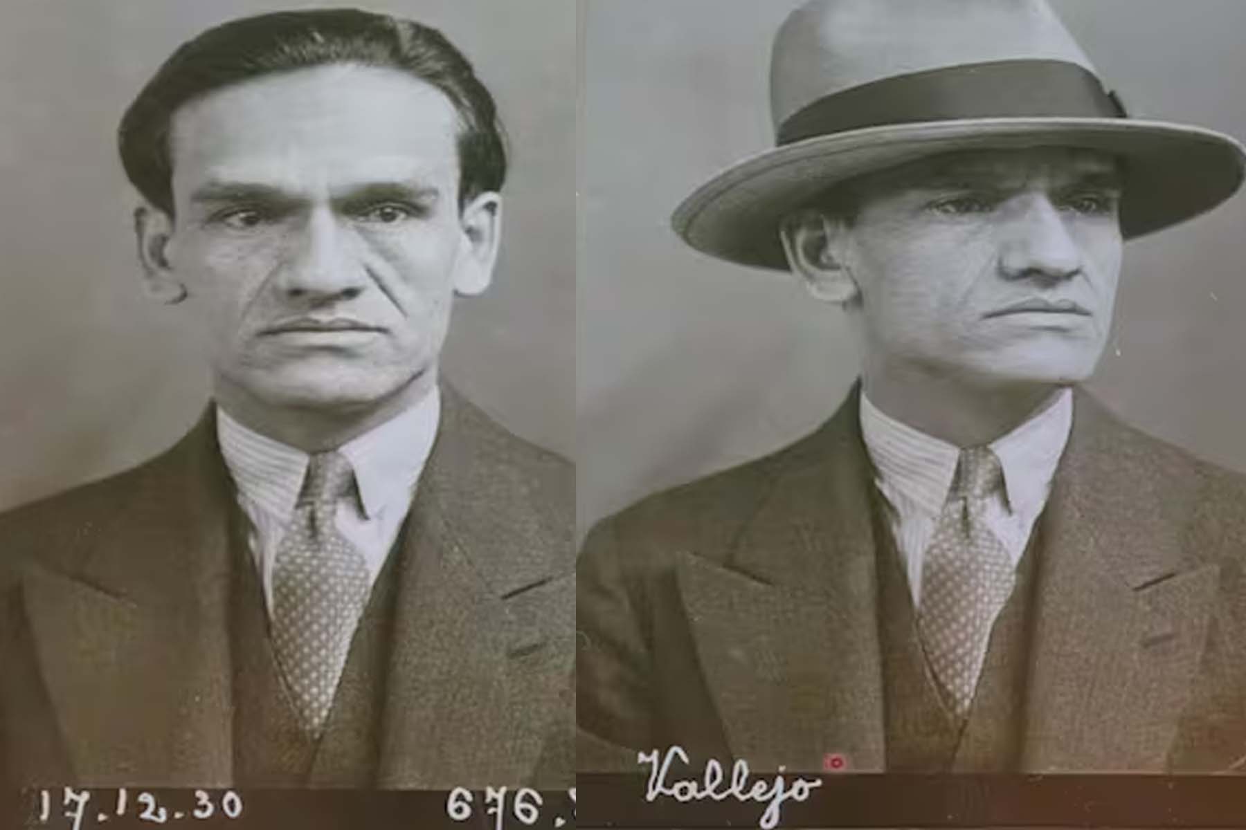 Revelan fotos de César Vallejo tomadas en París en 1930