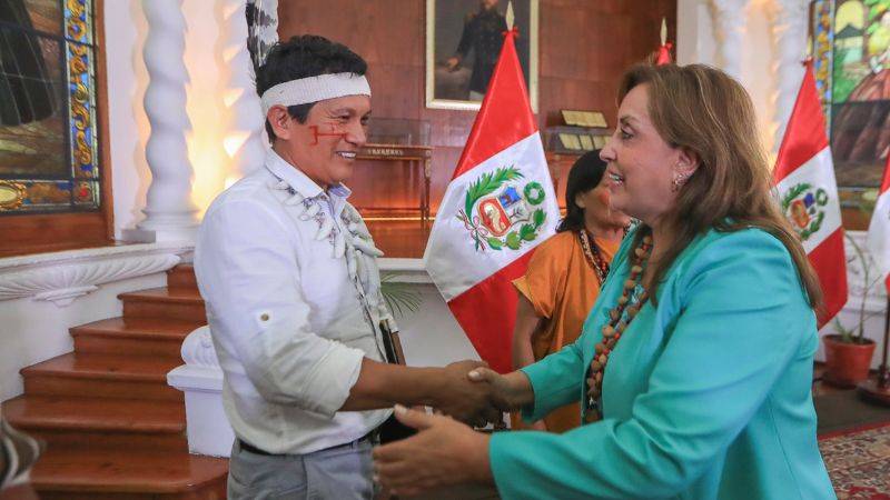 Presidenta Dina Boluarte destaca labor de organizaciones indígenas