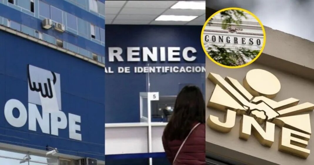 Congreso cita a jefes de JNE, ONPE y Reniec Congreso cita a jefes de JNE, ONPE y Reniec