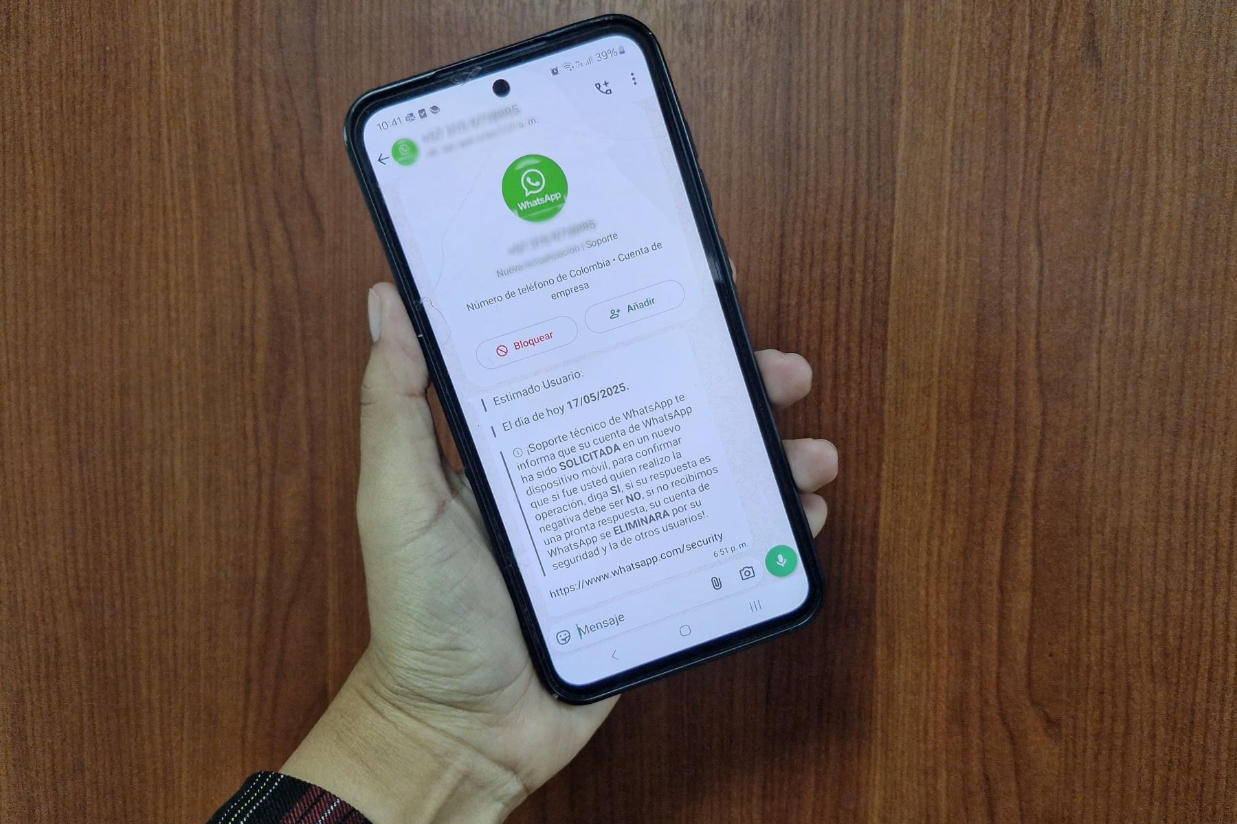 Nueva estafa por WhatsApp roba tu cuenta y datos en segundos